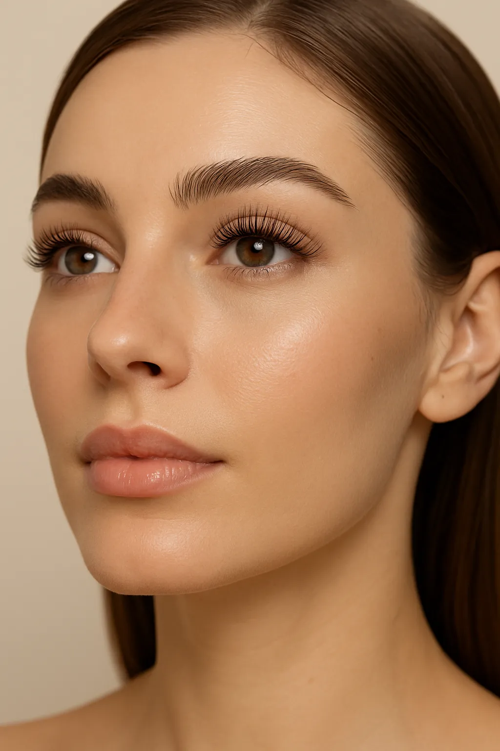 Cils sublimés après un lash lift, formation rehaussement de cils